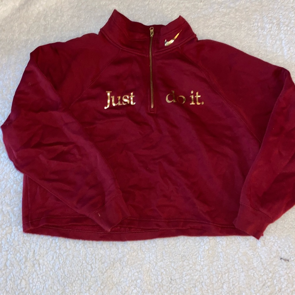 Nike “just do it” Cropped Hoodie